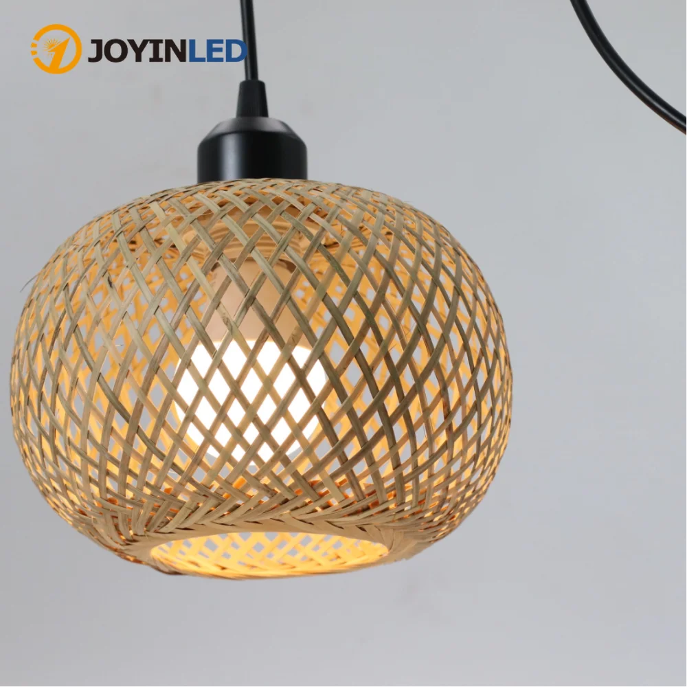 Bamboo Pendant Lamp Chandelier Chinese Style Tea Room Hotel Living Room Restaurant Bamboo Lamp Home Decor Lighting Fixtures Hot