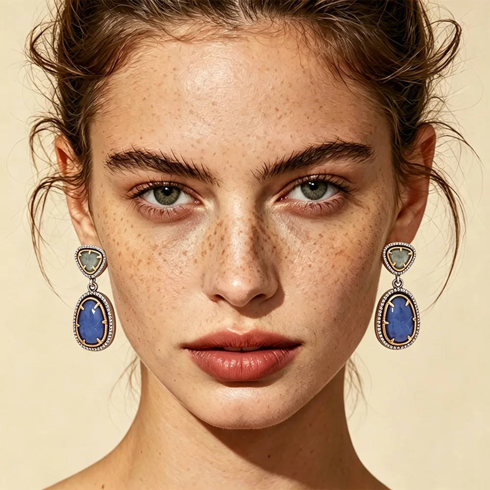 2026 Neue Personalisierte Design Bunte Harz-Tropfenohrringe für Frauen Bohemian-Stil Mode Urlaubsschmuck Geschenke