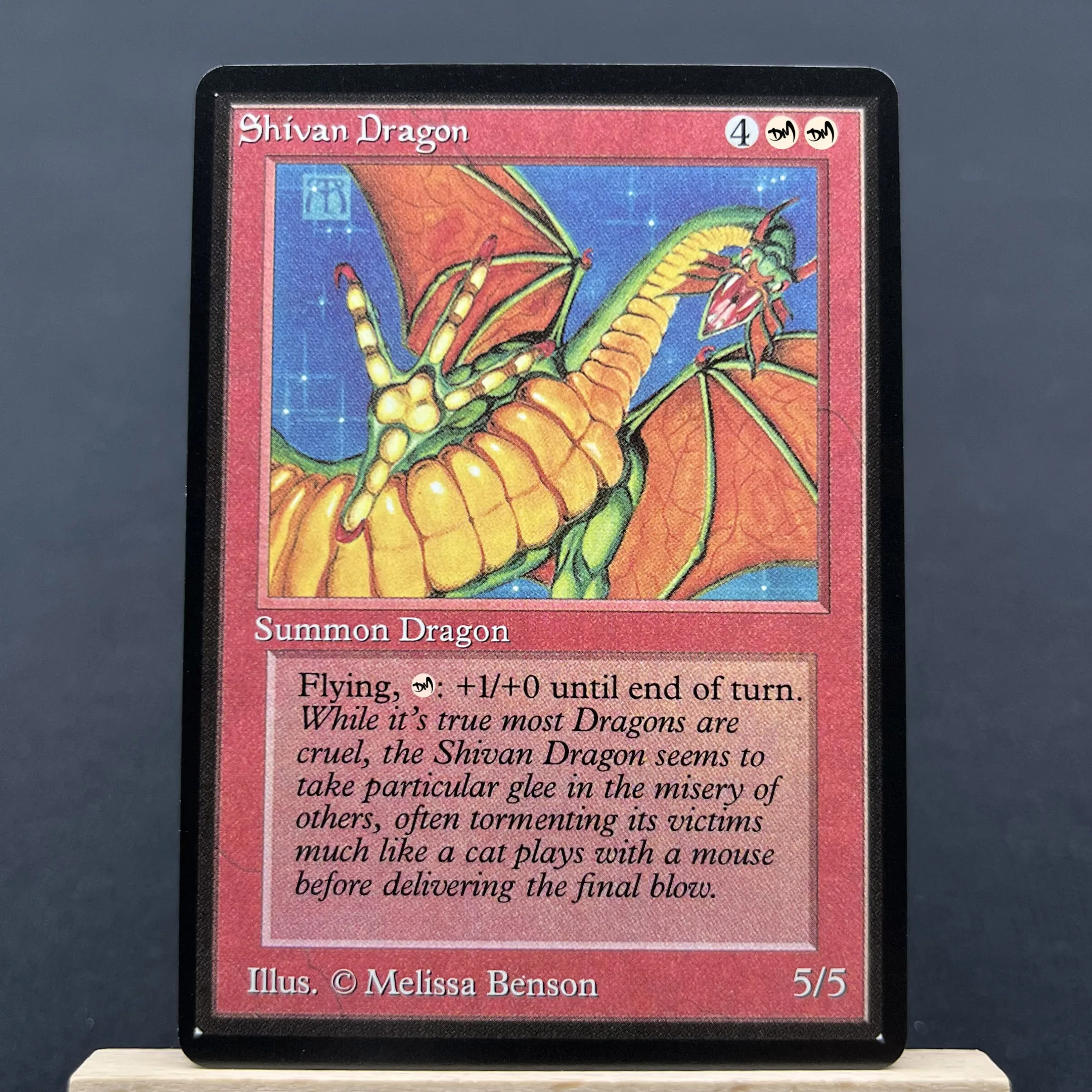 Beta Normal2-Ⅰ01 Tcg cards proxy magic the Roc of Kher Ridges Rock Hydra Sedge Shivan Dragon smoke Wheel of Fortun the gather
