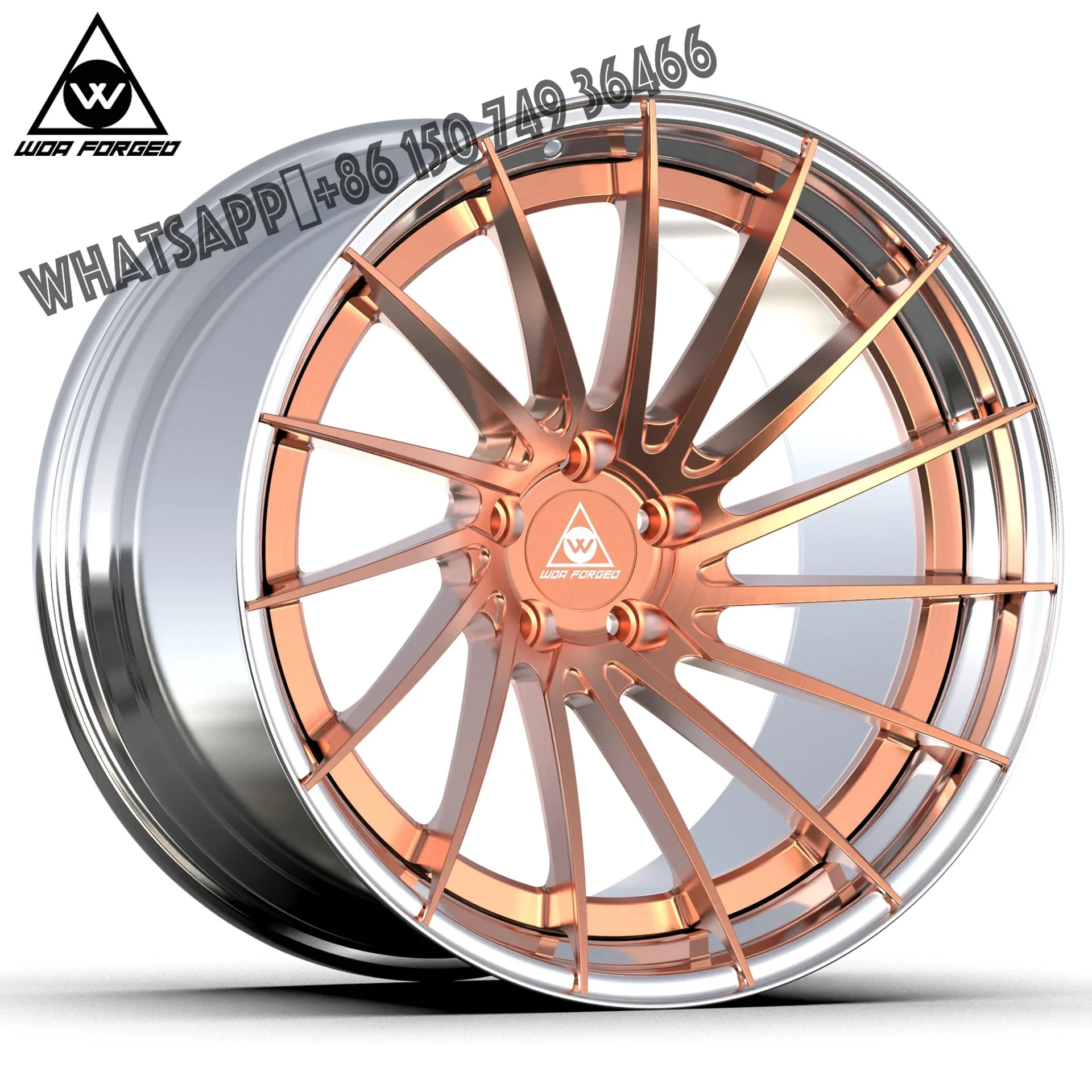 

WOAFORGED 6061-T6 2 Piece Wheels Customization 19 20 21 22 23 Inch Forged Wheels Deep Concave Alloy Rims