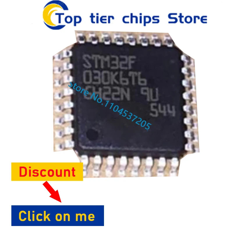 1~10pcs  STM326 STM32F STM32F030 K6T6 STM32F030K6T6 In Stock 100% Original New LQFP-