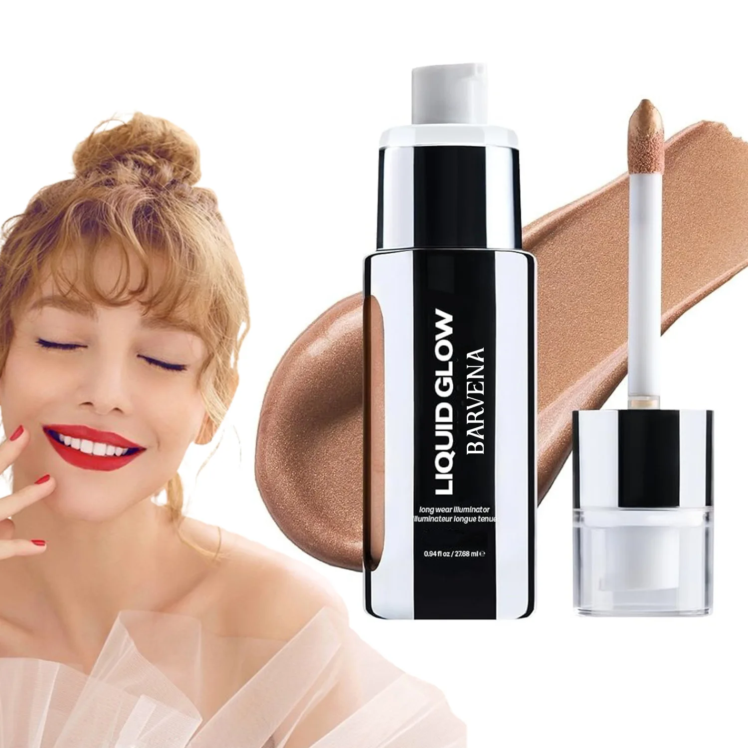 

Luminous Concealer Liquid Foundation Makeup Long Wear Liquid Glow Glow Liquide Longue Sticker Face Primer Makeup