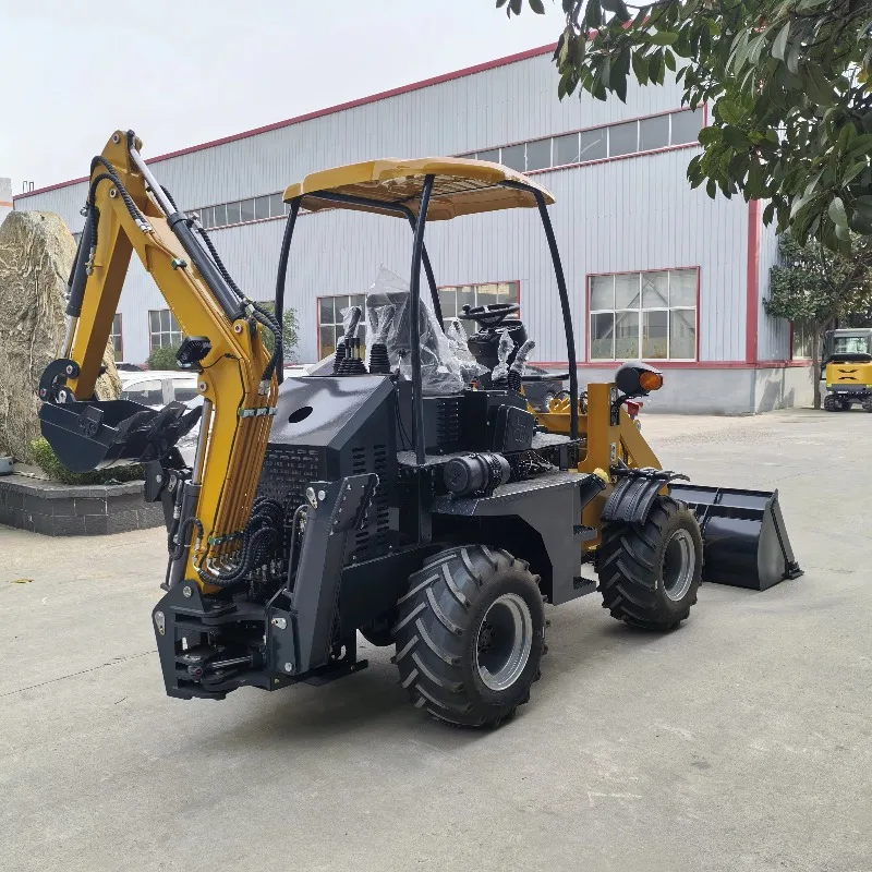Multi-Functional Four-Wheel Drive Dual-End Busy Loaders Export Sales Of High Performance Backhoe Loaders