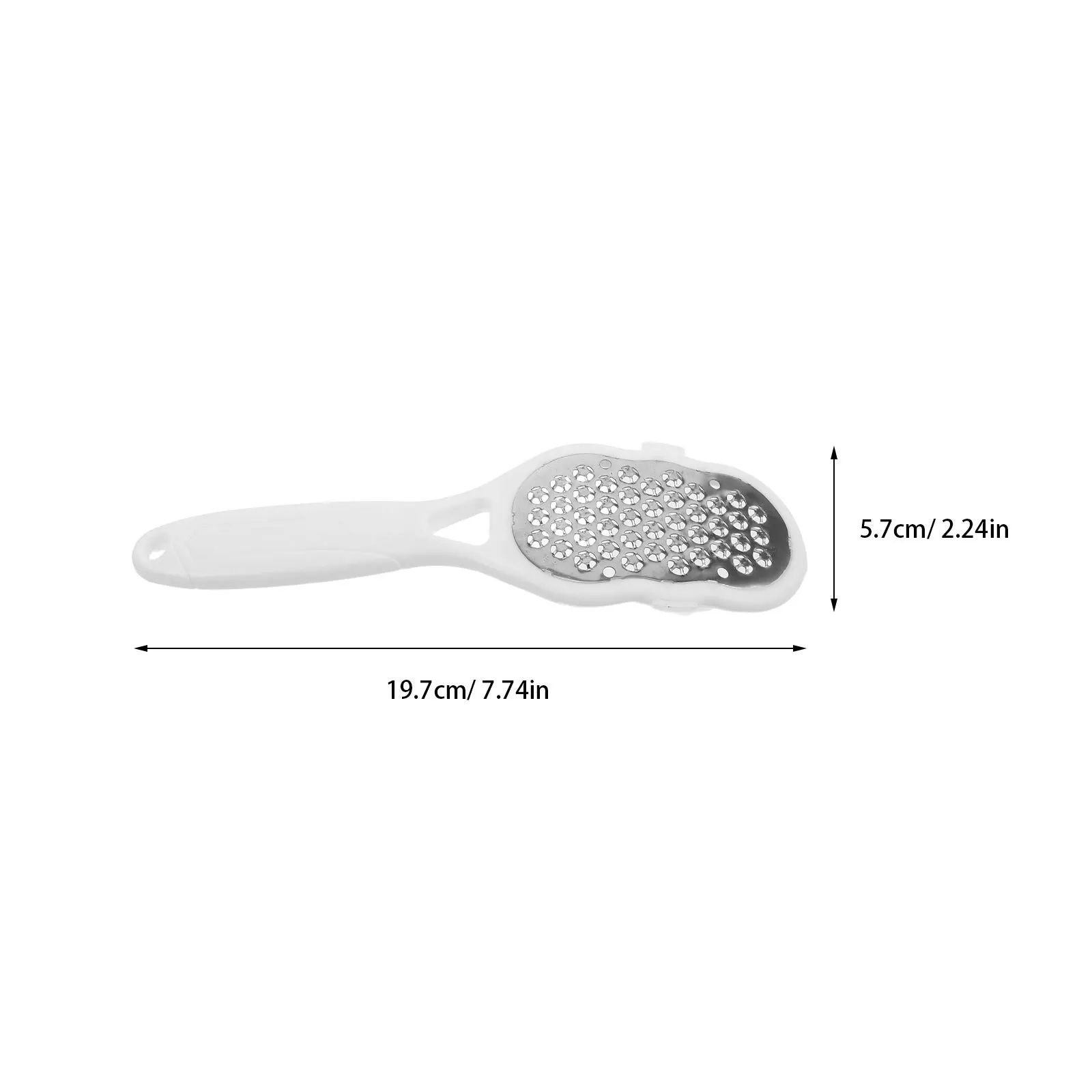 4 pçs arquivos de pé de aço inoxidável removedor de calos remoção de pele morta purificador ferramenta pedicure kit de cuidados com os pés pele dura e áspera