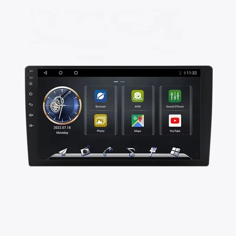 Professional 9/10 Inch Dashboard Car Android Touch Screen GPS Navigation System with 360 Panoramic View and CarPlay Support