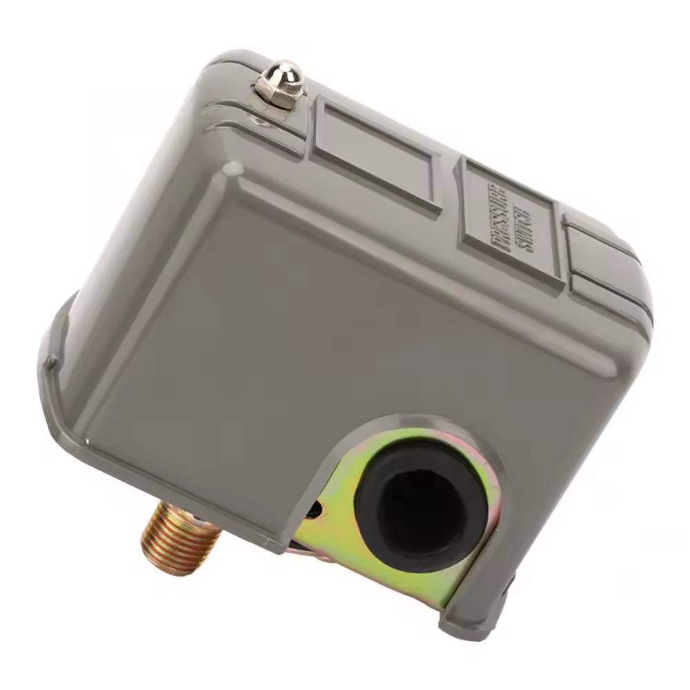 1PC Water Pressure Switch 0.8-5.0 bar Adjustable Double Spring Pole G1/4" Pump Pressure Control Switch