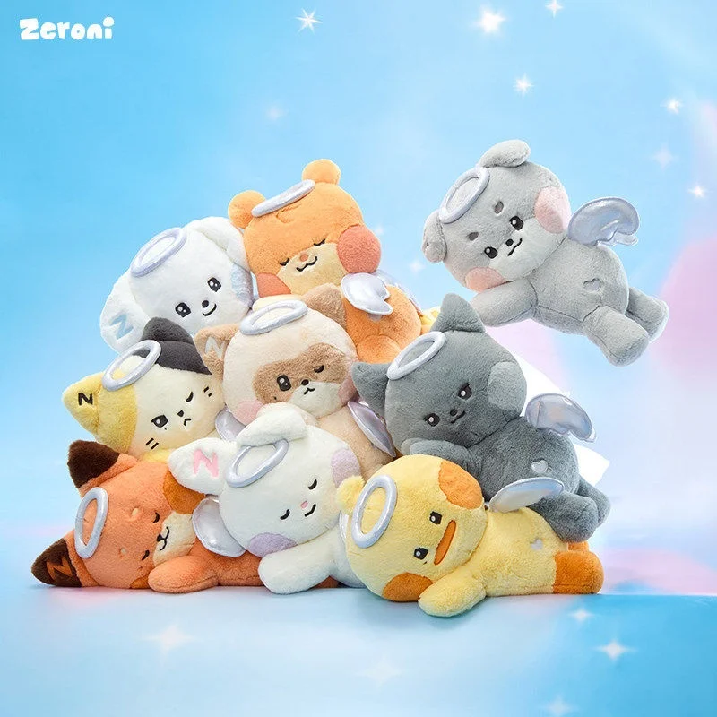 Плюшевая подушка-игрушка Zeroni Fluffy Wonderland Animal Series Zb1 в форме плаща, сердца, шара, звезды, мерчандайзинг, подарок от Zhanghao Hanbin Ricky