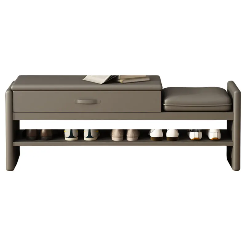 

Italian shoe changing stool entry porch multi-functional high and low shoe changing stool shopping mall shoe changing integrated