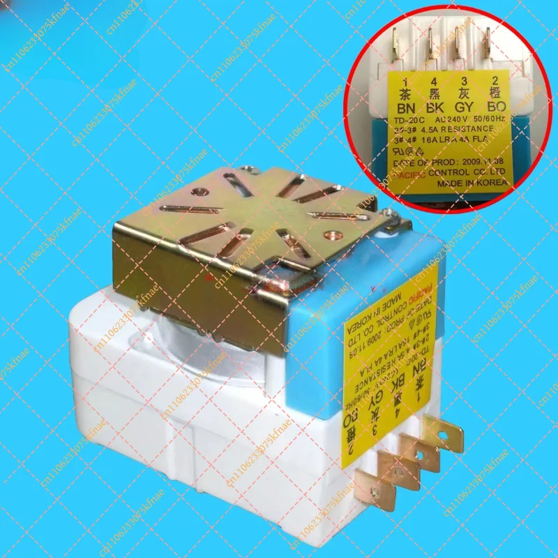 Exact Fit TD-20C Defrost Timer for Samsung Fridges | 5 Hours 50 Min & 6 Hours 40 Min Spare Part