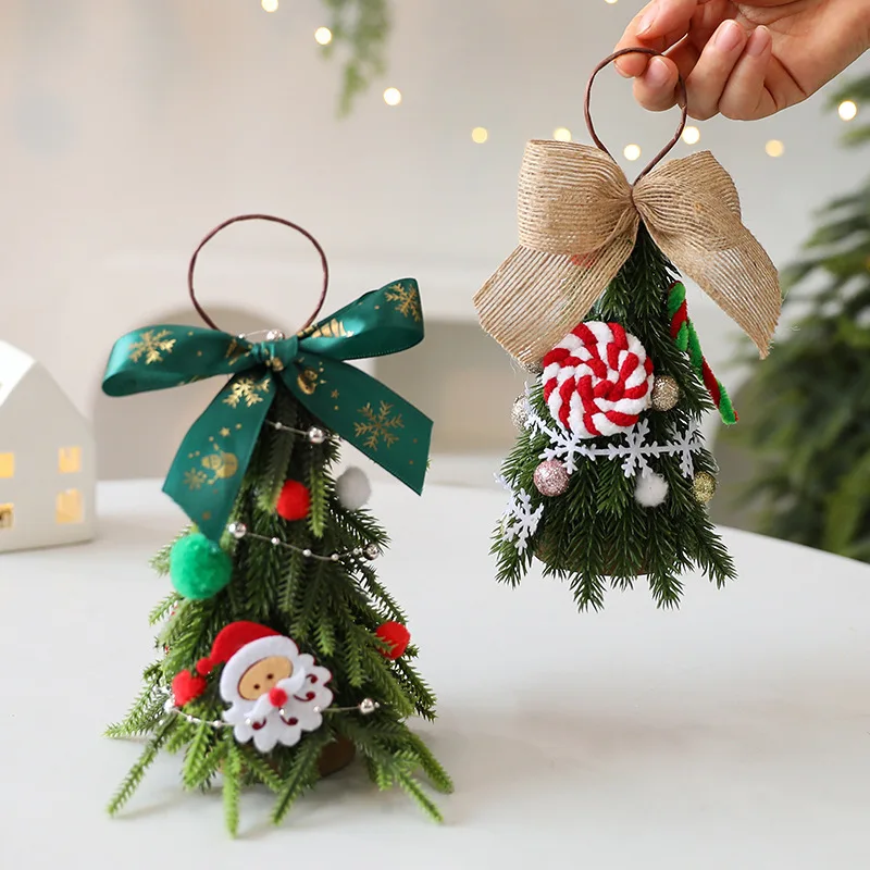 

2026 New Mini Christmas Tree Ornament diy Christmas Decoration Window PE Christmas Tree Ornament