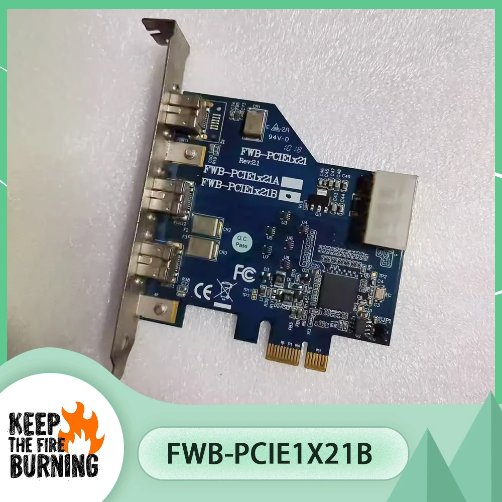 For IOI FWB-PCIE1X21B 1394B Collecting Industrial Vision Camera Card