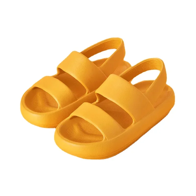 2023 Sandals For Women children Summer Platform Shoes Outside EVA Slippers Men Soft Beach Thick Sole Non-slip Indoor Slides