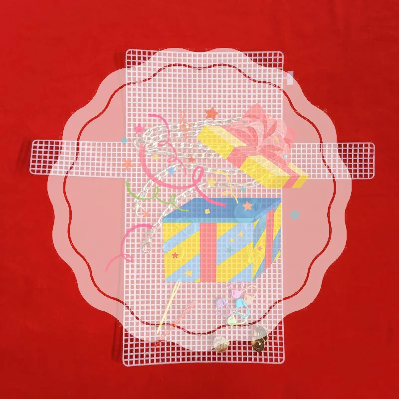 

Набор сумок для вязания крючком «сделай сам», сетчатые пластиковые холщовые листы, набор лент для рукоделия, сумки на плечо, аксессуары, инструмент с вязанием