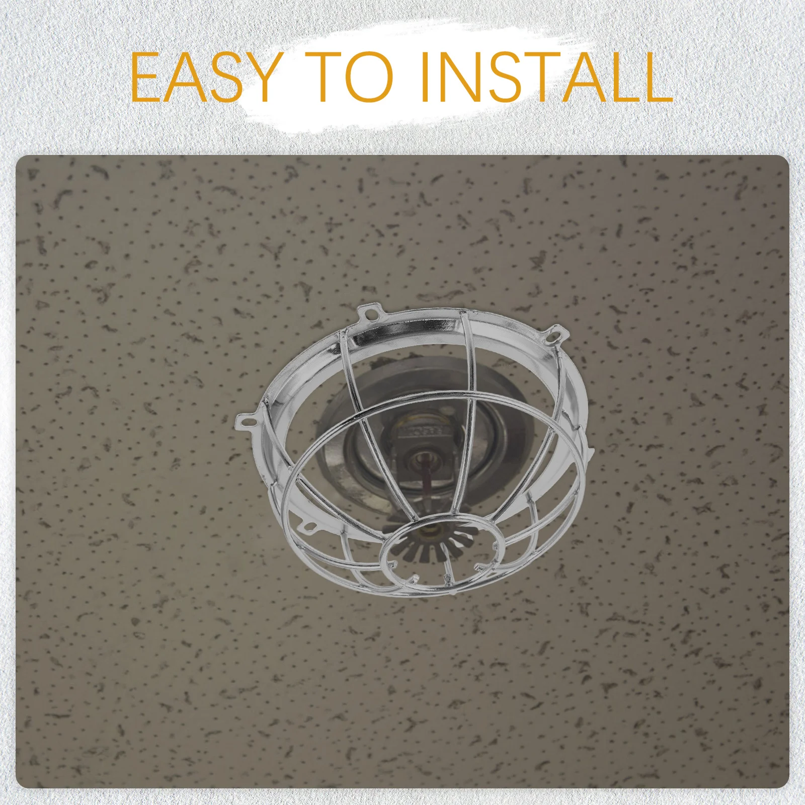 حامي الرش الحريق المعدني المسمار نوع قفص غطاء الحريق الرش الحرس لأنظمة أفقية قلادة تستقيم