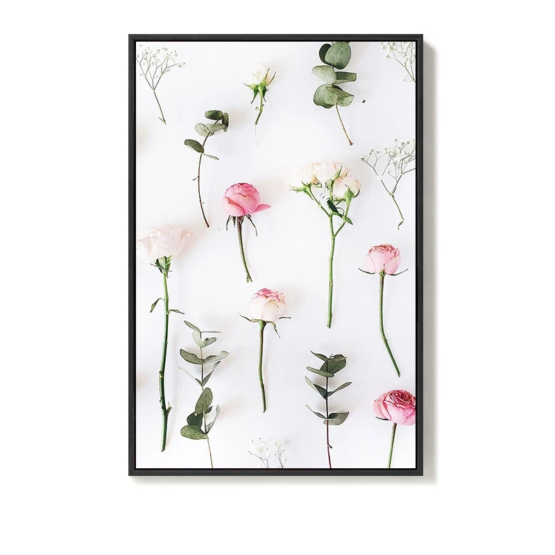 Pintura al óleo moderna francesa, pinturas de flores, cuadros de arte para pared, cuadrados de 20x20 pulgadas, pinturas para dormitorio, sala de estar, pintura en lienzo, venta al por mayor