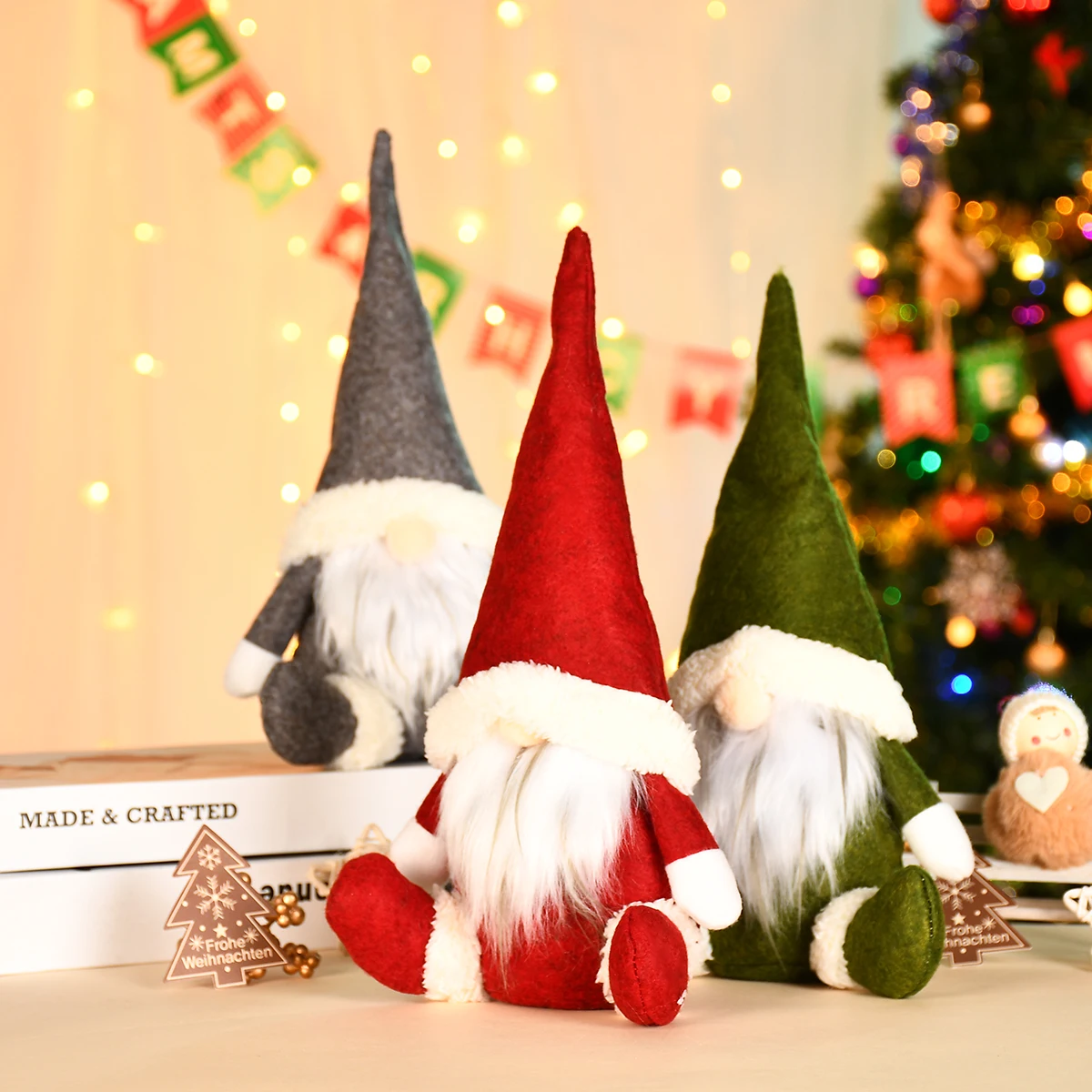 Gnome Christmas Faceless Doll Merry Christmas Decorations For Home 2025 Cristmas Ornament Xmas Tree Navidad Natal New Year 2026
