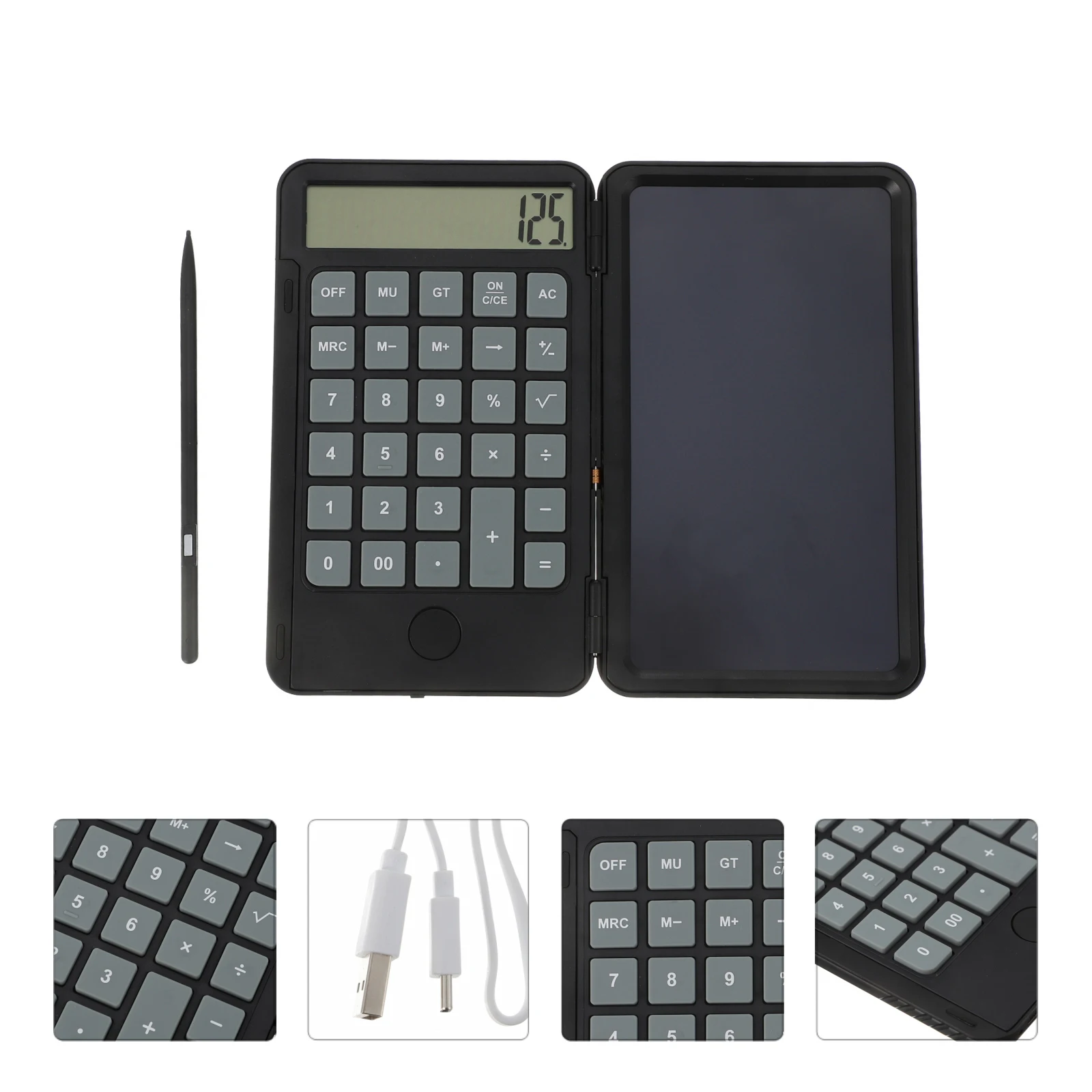

LCD Handwriting Tablet Calculator School Office Tool Portable Desktop Large Screen Multi Functional Student Accountant