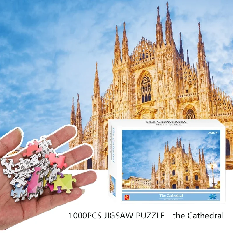 

Пазл бумажный 70*50 см, 1000 шт.