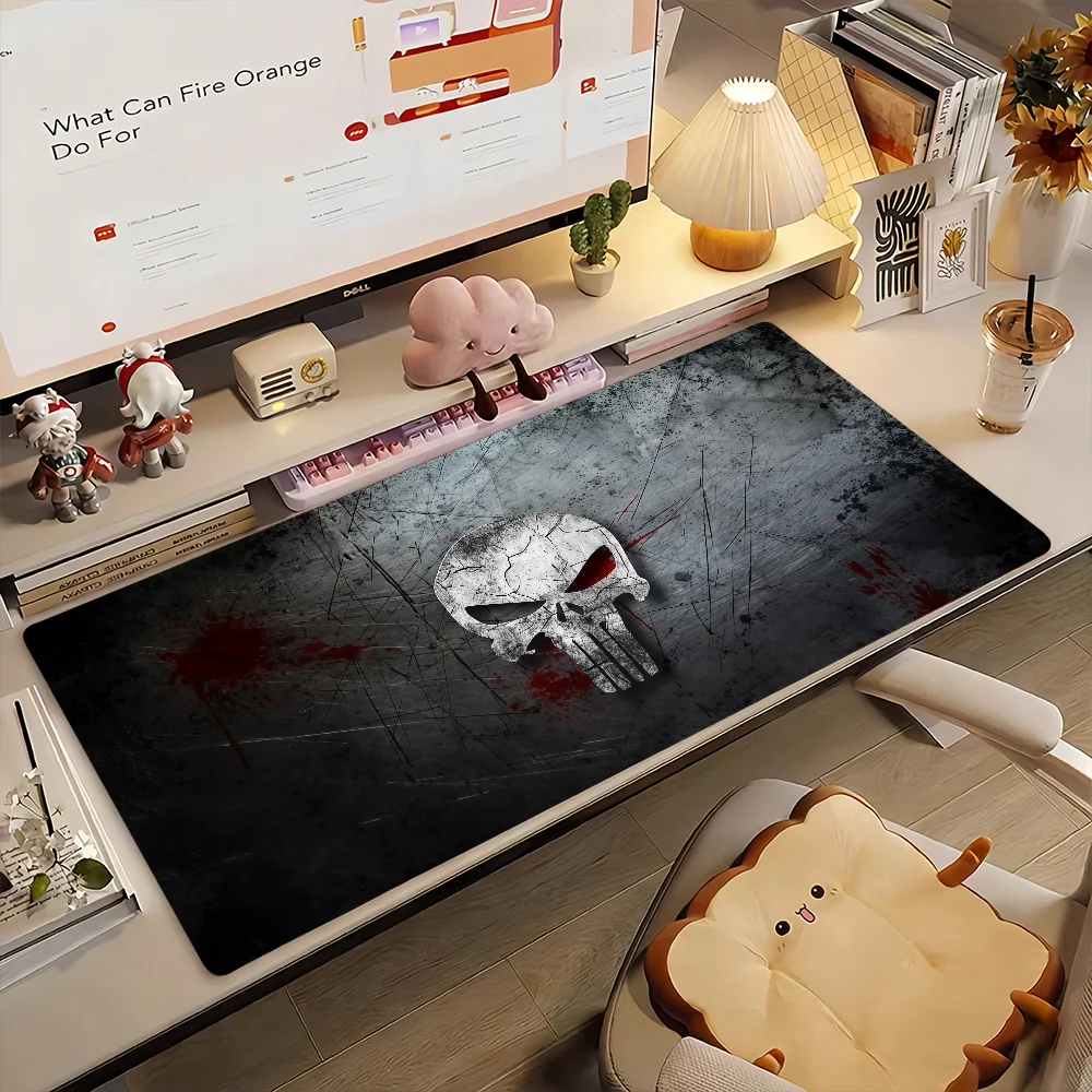 Movie P-Punisher   Mouse Pad Non-slip Rubber Computer Mat Gamer Balance Decoracion Deskmat Laptop Office Large