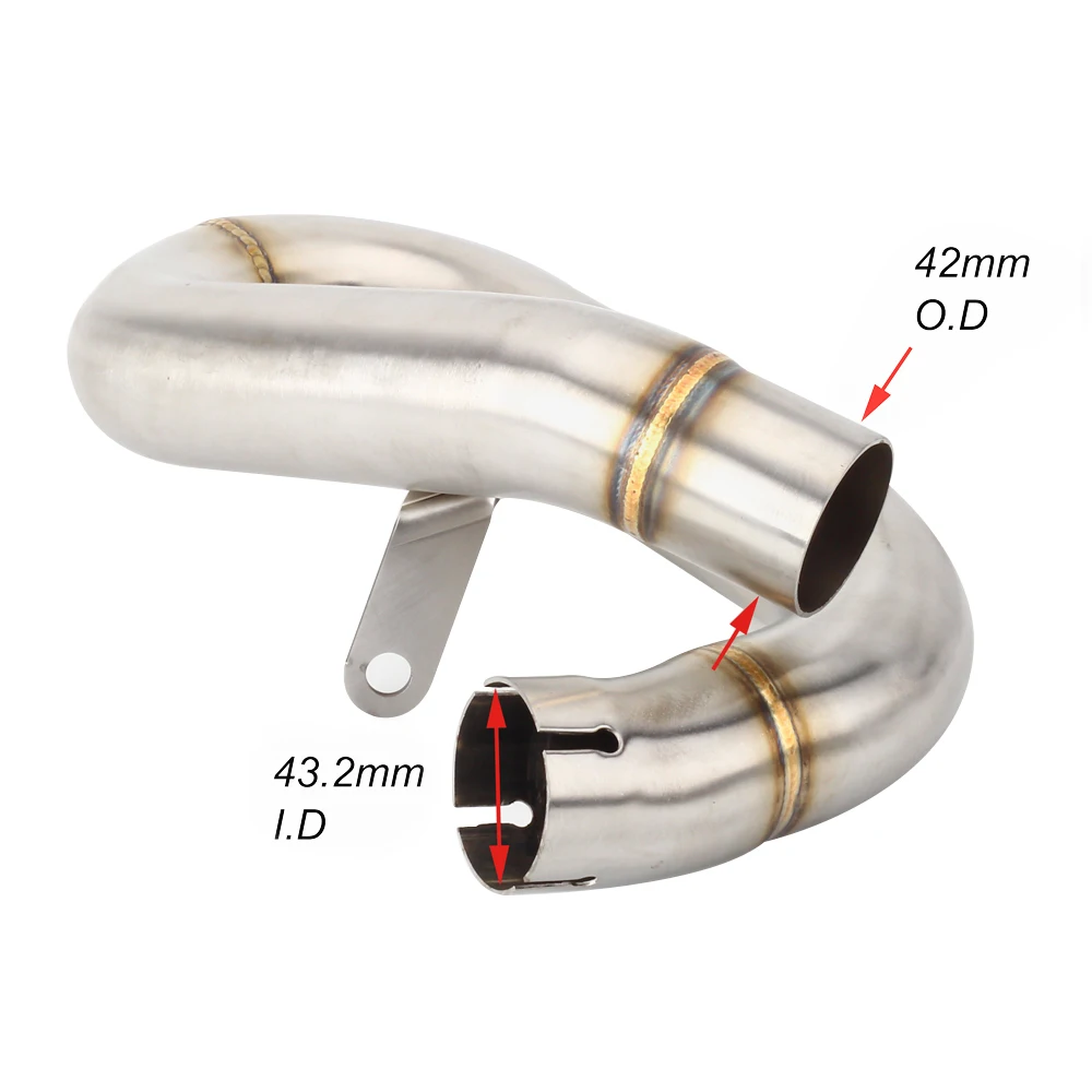 Tubo di Scarico Centrale Slip-On per Moto Honda CB600F 2007-2013 CBR 600F Hornet CB 600F 2007-2013 CB600F CBR600F
