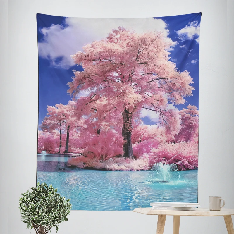 Home decorations Natural and Animal Styles room decor wall tapestry aesthetic bedroom aesthetic wall art large fabric tapestry