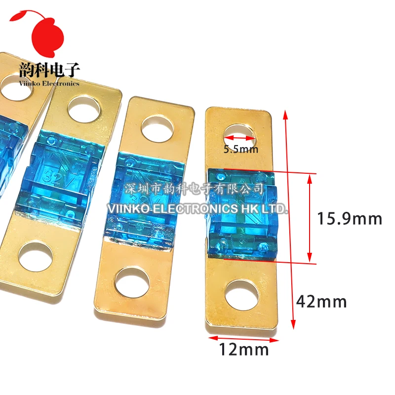 5pcs ANS FUSE 20A 30A 40A 50A 60A 70A  ANL Gold Plated Stud Fuses Mini Stereo Audio AFS Fuse 80A 100A 125A 150A 175A