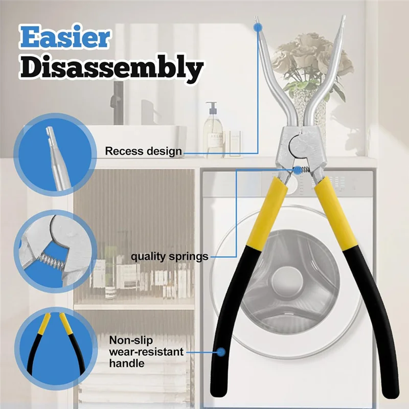 

T98C-DC97-16596A Уплотнение дверцы шайбы с пружинной прокладкой инструмента расширения Заменяет DC64-02613A, WF365BTBGWR/A2