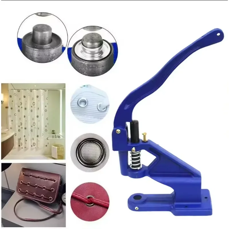 Manual Fabric Covered Button Maker Machine DIY Hand Press Eyelet Tool for Clothing Accessories Sewing Craft Supplies Kit Hand