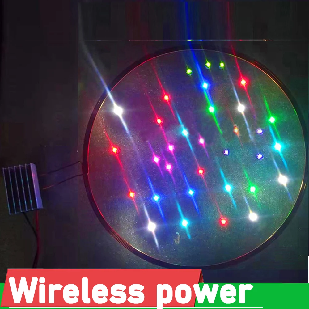 Wireless Power Supply LED Lamp Beads Receiver Coil Induction Lights lighting for DC 12V 24V Wireless Transmission Transmitter