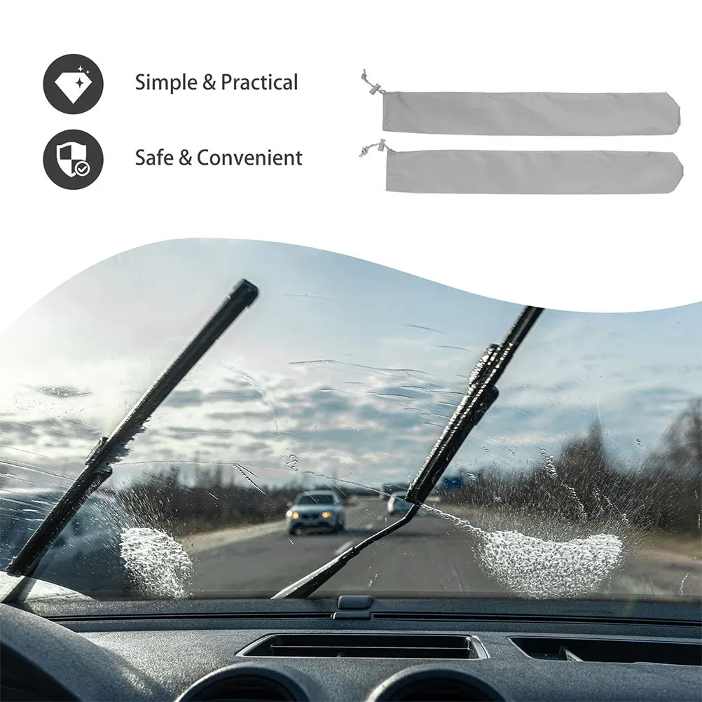 Housses d'essuie-glace de pluie en tissu Oxford 210D, pour voiture, camping-car, camion, pare-brise, Protection contre les chutes de neige, Auto