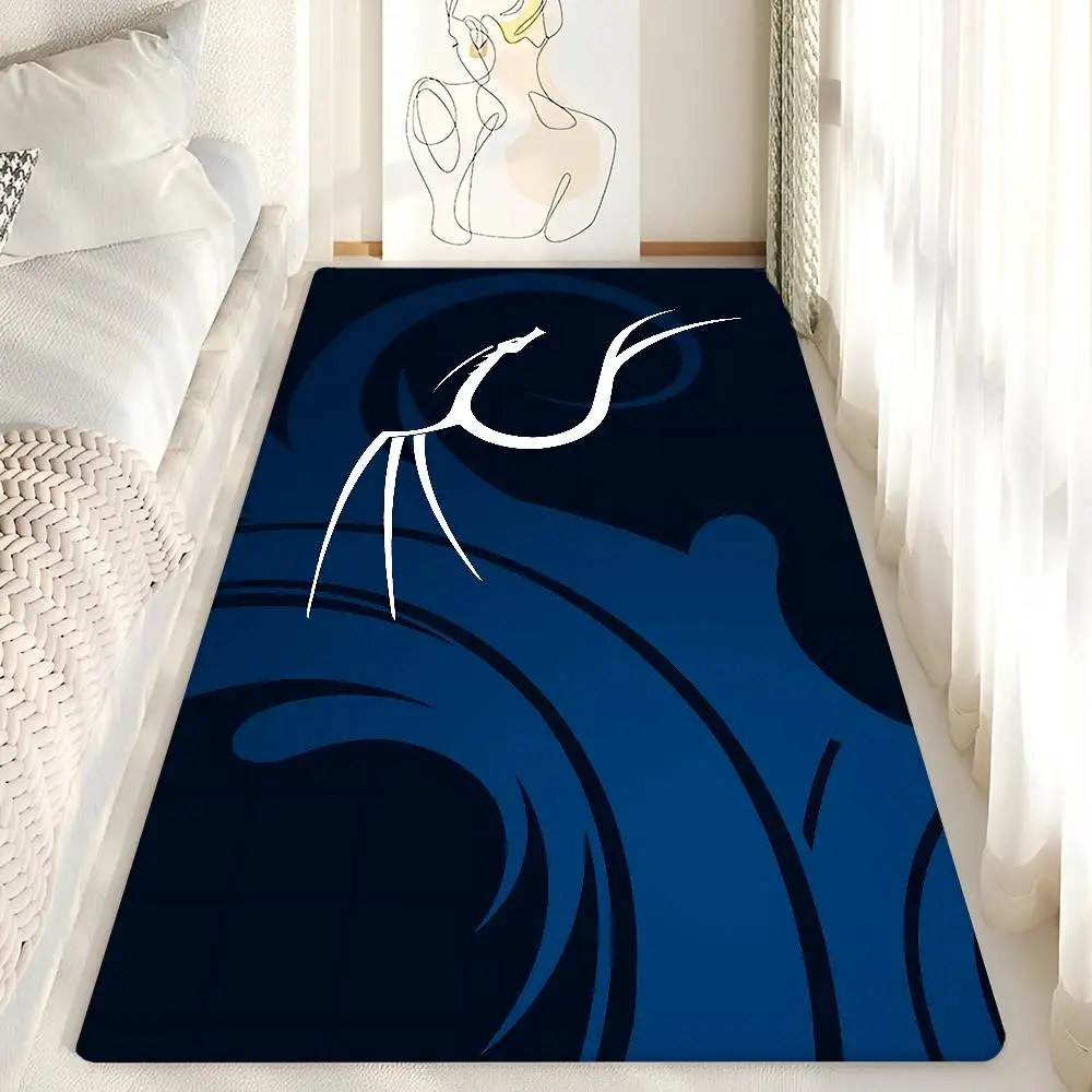K-Kali Linux Long Rugs Cheaper Anti-slip Modern Living Room Balcony Printed Bedside Area Rugs