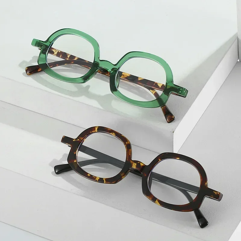 New Fashion Multi Color Eyeglass Frame Square Personalized Optical Glasses Frame Women Men Retro Vintage Round Punk Glasses