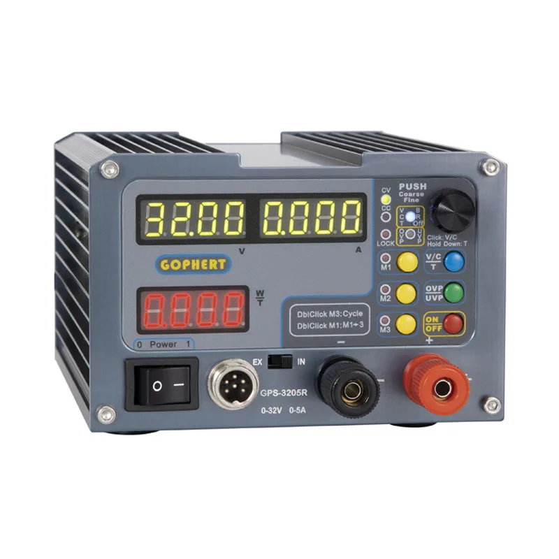 GPS-3205R/1610R/3222R 32V 60V 100V 5A 10A 3A Output DC Power Supply 160W 320W 700W OVP Lab Detected Switching Power Supply