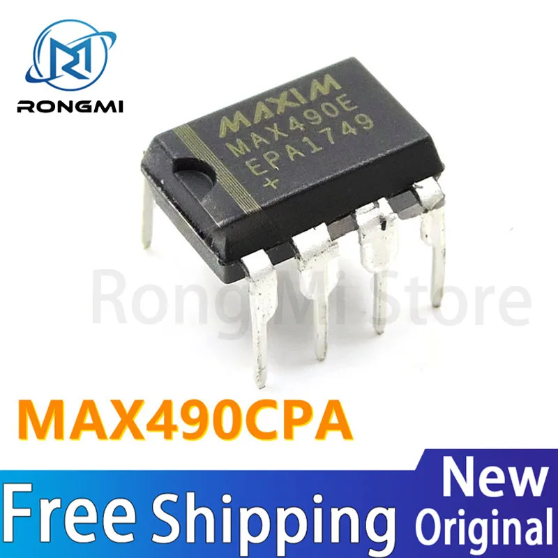 10 قطعة/الوحدة max490كبا MAX490 490 DIP-8 جديد الأصلي في الأوراق المالية #1