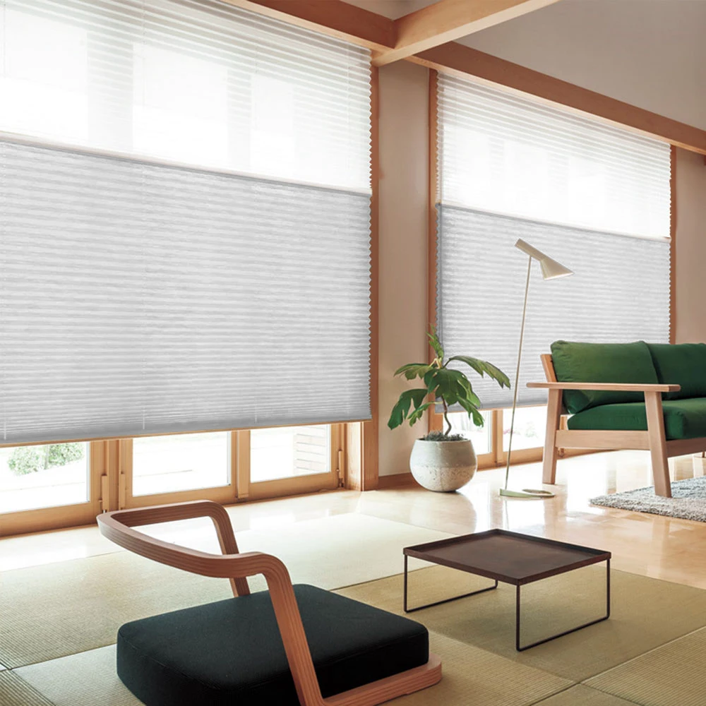 Day Night Honeycomb Cellular Shades Thermal Insulated  Noise Reducing