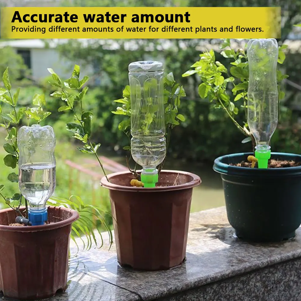 5Pcs Garden Dripper Self Watering Spike Automatic Drip Irrigation Garden Drip Irrigation Control System Home Flower Garden Tool
