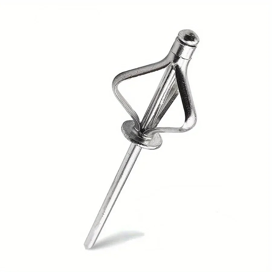 Aluminium Trifold Blind Rivets 50pcs Black Painted Bulb Blind Rivet Structural Blind Rivet Automotive Air Conditioning Rivets