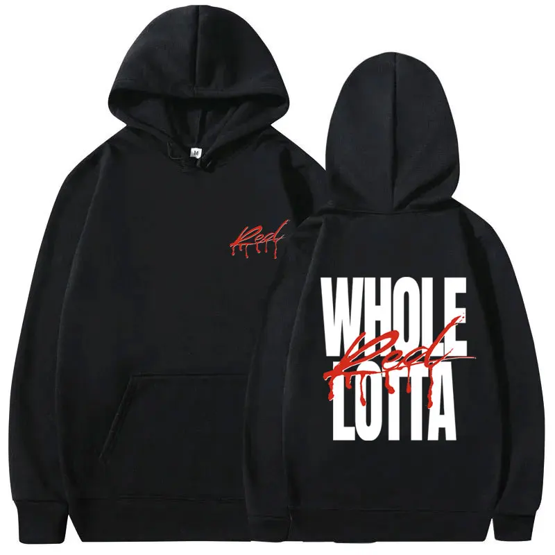 

Hip Hop Rapper Playboi Carti Whole Lotta Red Graphic Hoodie Men Women Fashion Vintage Oversized Sweatshirt Male Fleece Hoodies