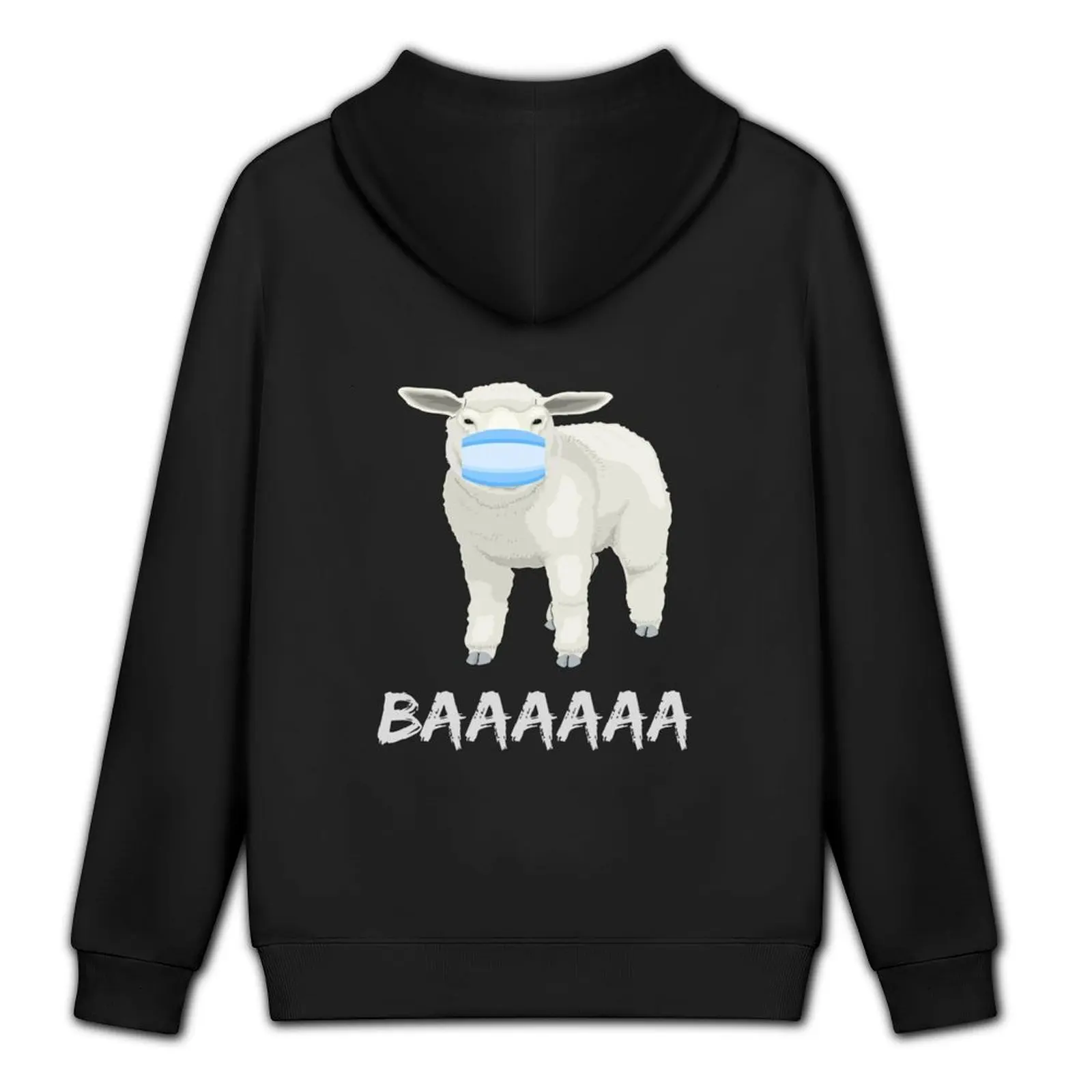 الأغنام أو الأغنام قناع مضاد للقناع أو قناع هوديي الرجال ارتداء الرجال قميص العرق ملابس الخريف الكورية مقنعين قميص رياضية #5