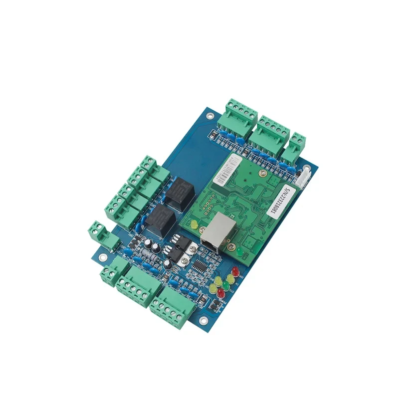 Biometric Smart  2 Door Time Attendance Software Access Controller Panel with TCP IP Wiegand Interface Access Control Board