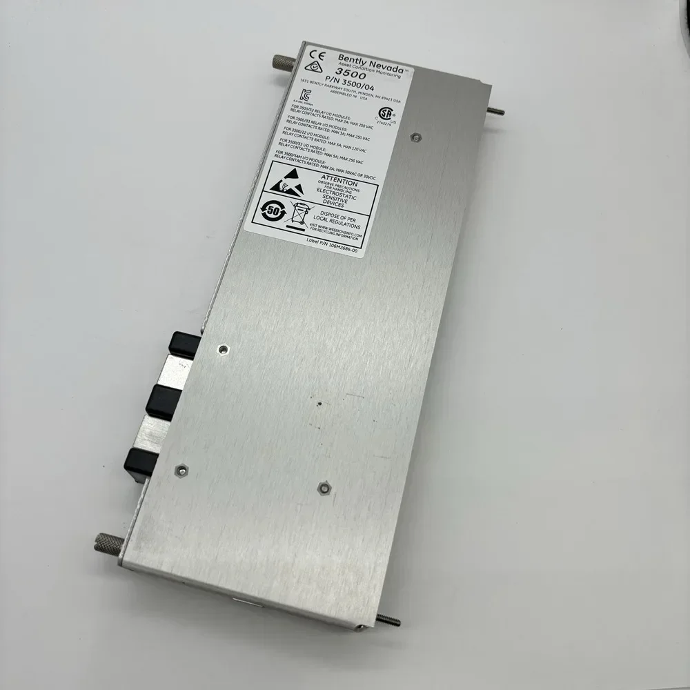 Módulo de monitoreo de vibración doblada Tarjeta Bentley 3500/04-01 Módulo de interfaz de datos transitorios con precio competitivo