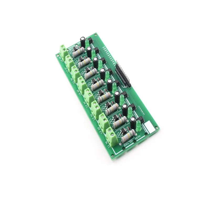 1pcs 1/3/8 channel 220V AC optocoupler module, 220V optocoupler isolation detection, 220V voltage can be connected to PLC