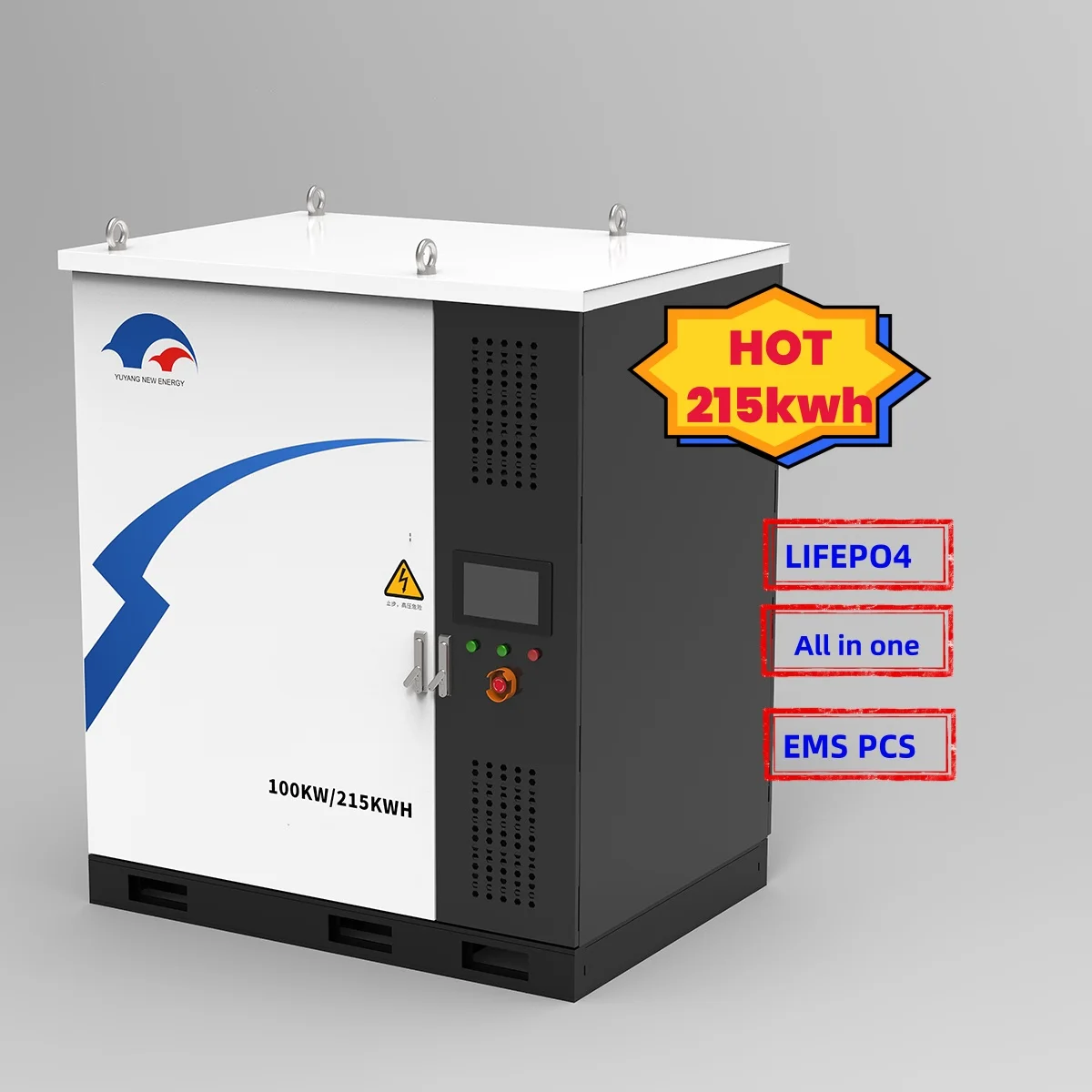 High Performance Stackable LiFePO4 Energy 40KWH 50KWH 200kwh Stackable Lithium Ion Battery