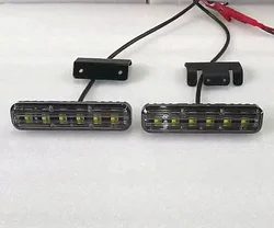 2pcs 18W Led Traffic light Car strobe warning light,car Engine hood emergency light,flashing light with bracket,waterproof