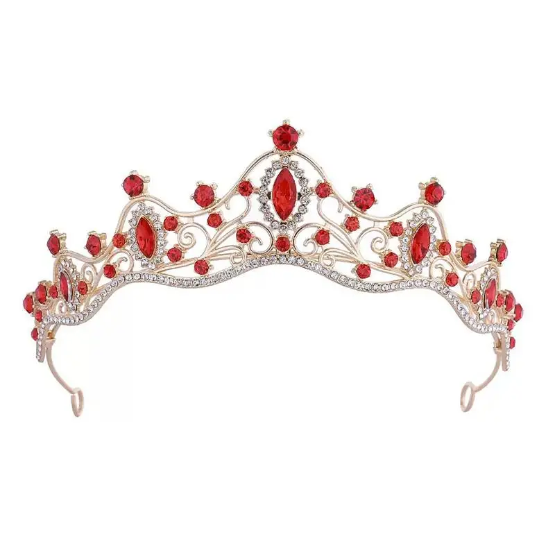 Hochzeitshaar-Tiara, Kristall-Braut-Tiara, Krone, silberfarbenes Diadem, Schleier-Tiara, Hochzeitshaar-Accessoires, Kopfschmuck, Kopfschmuck-Schmuckstücke – Detail 5