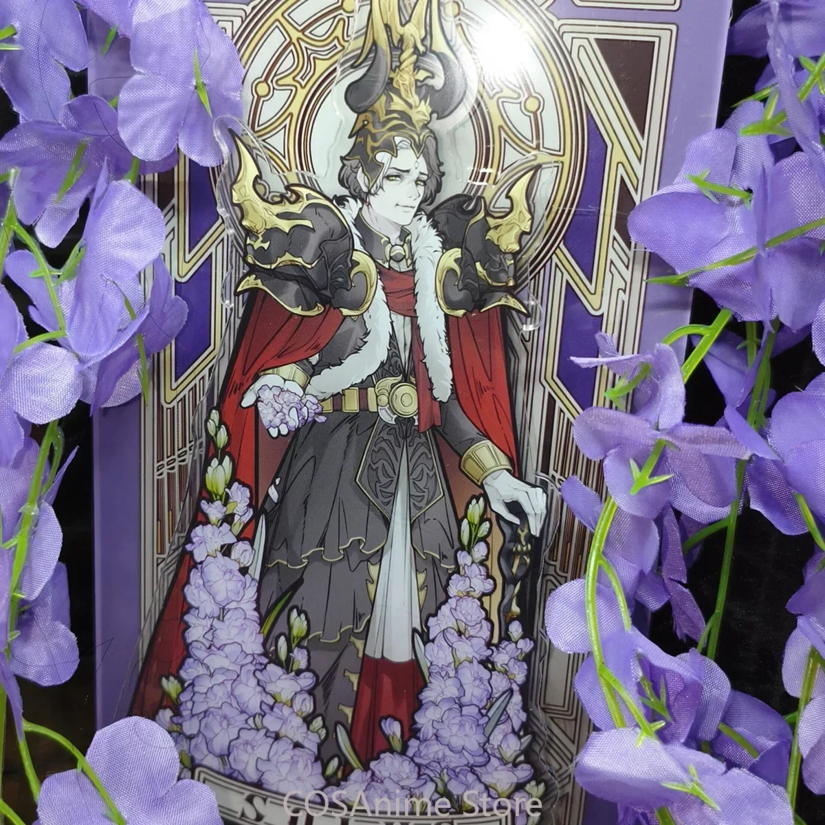 Haurchefant Greystone Zenos y Galvus Solus, figura de acrílico para cosplay de anime, modelo de soporte, adorno de escritorio, insignia, colección, regalo para fans.