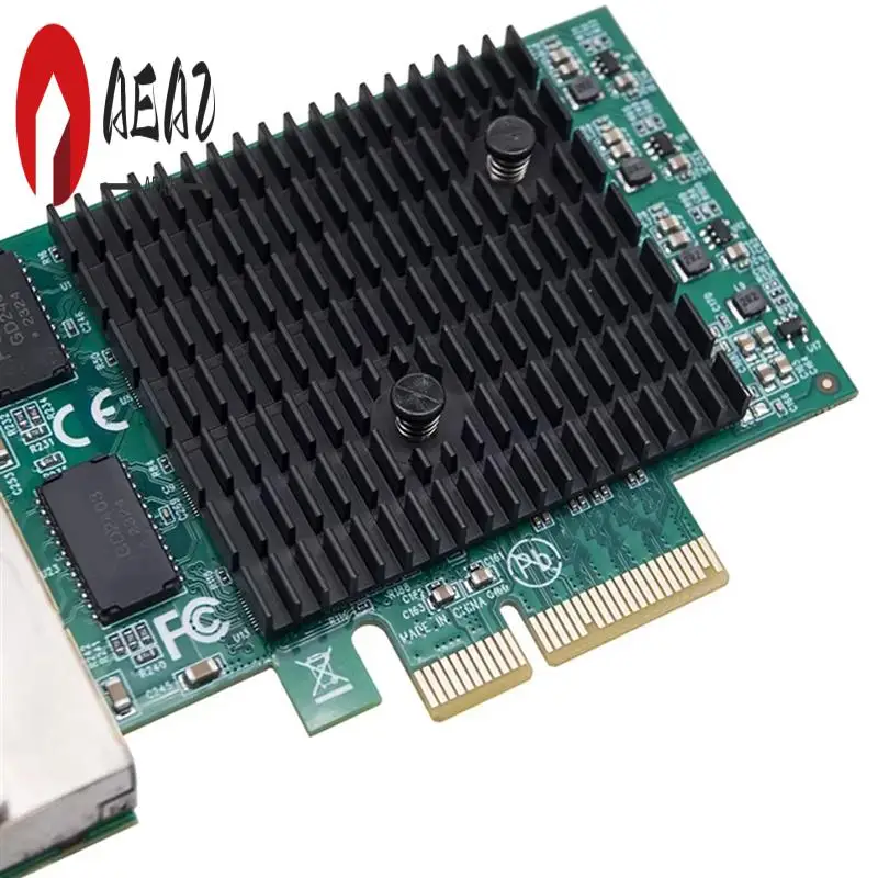 

AEA2-гигабитный Ethernet-адаптер 2,5G PCIE, сетевая карта, 4-портовый RJ45, чип PCI Express X4, RTL8125BG для настольного ПК