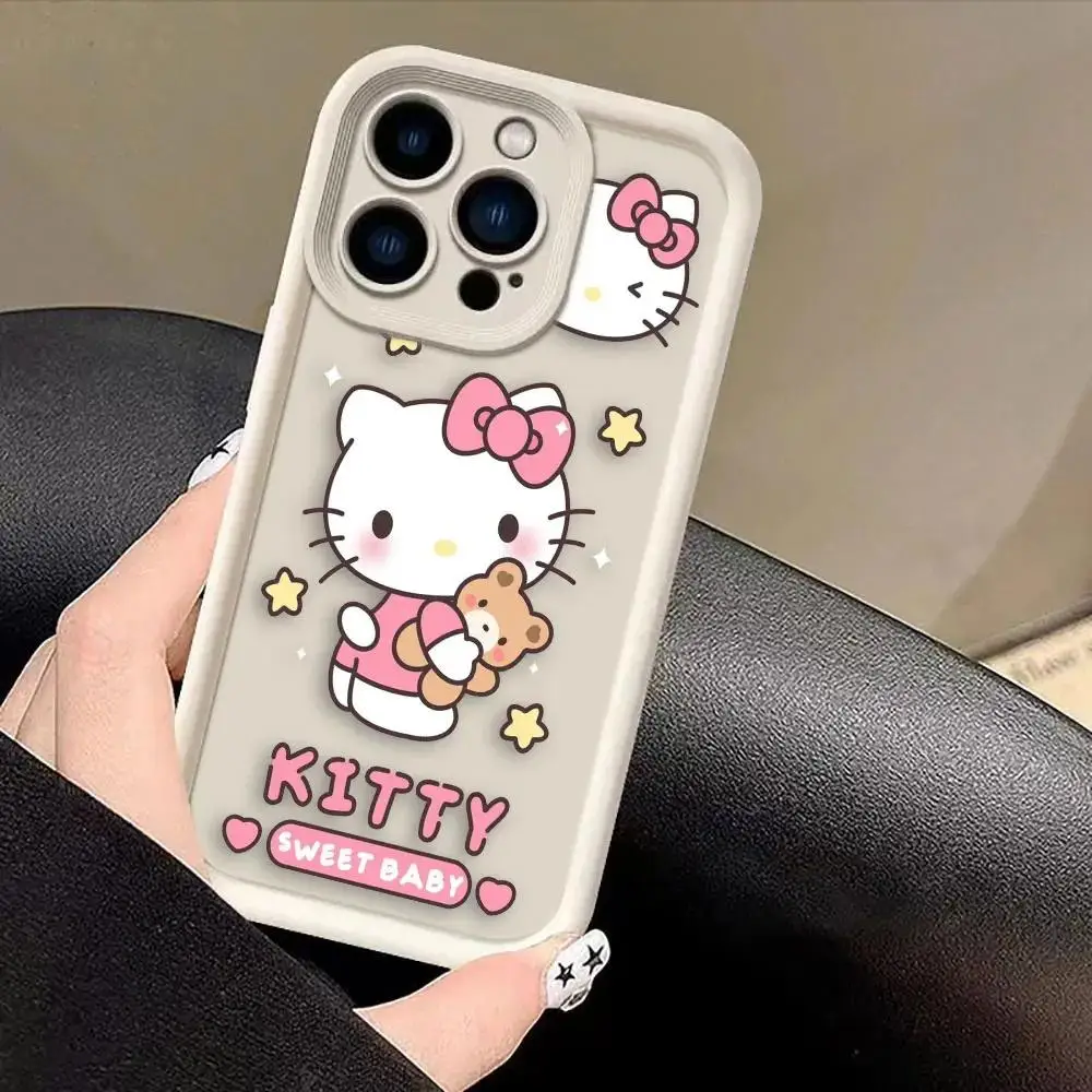 Sanrio Hello Kitty Star Case For Xiaomi POCO M6 M3 Pro F3 F5 X5 F4 14T 12T 11 Lite Cover Soft Funda Silicone