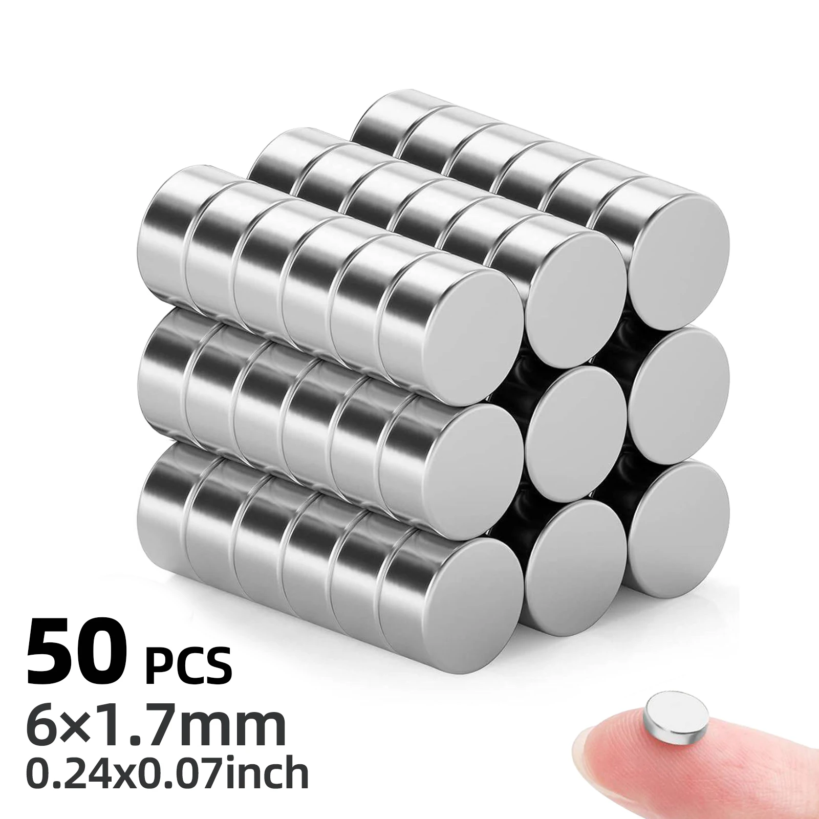 5x2 6x2 8x2 10x2 10x3 12x3 15x2 Verschillende hoeveelheden koelkastmagneten rond, veel gebruikt voor gereedschapsopslag, kantoren - afbeelding 1