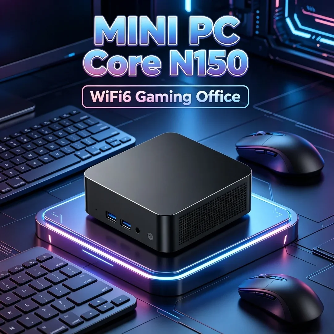 

Durable Use 2026 Core N150 New Portable Mini PC Computer Win11 32GB DDR4 1TB 2TB SSD Gaming Computer WiFi 6 office Desktop